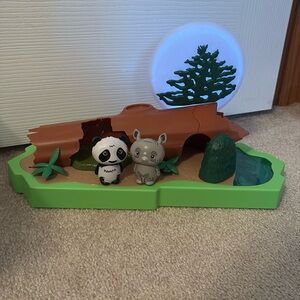 Lil’ Nature Babies Forest Den w/ Panda and Rino